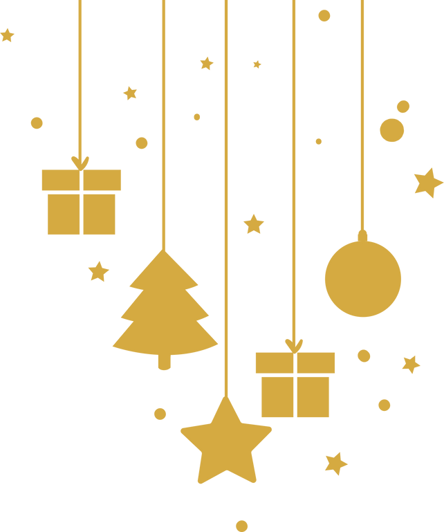 Christmas Decorations Flat Icon